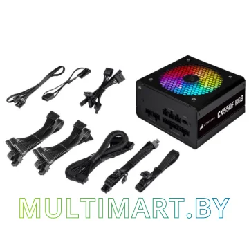 Блок питания Corsair CX550F RGB 550W (CP-9020216-EU) картинка 6